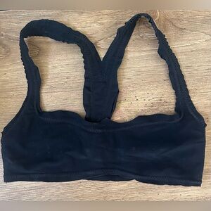 Boys + Arrows Wilma Bikini Top in Black